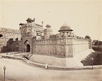 SAMUEL BOURNE (1834-1912) A group of 17 photographs depicting historical landmarks in Delhi. 1860s.